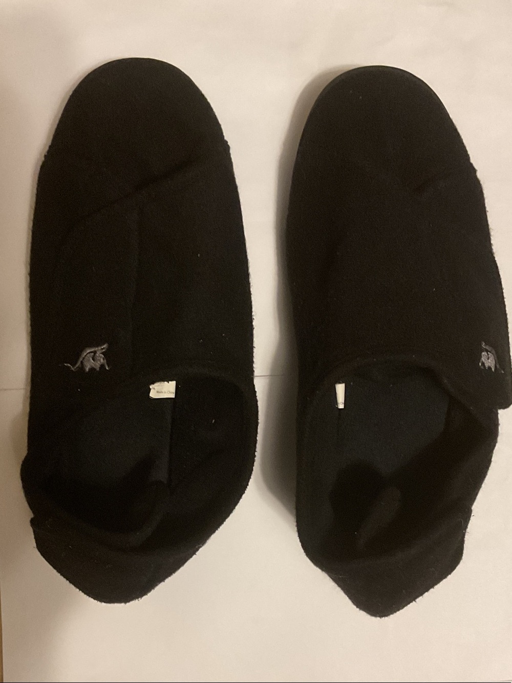Happy Touch Adjustable Diabetic Slippers/Orthopedic HouseShoes, Black. Size 10.